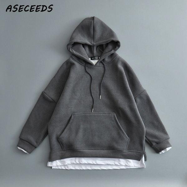 

oversized hoodie fall 2020 women clothing vintage sweatshirt women winter clothes long sleeve kawaii hoodie korean streetwear, Black