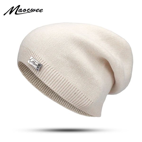 

knitted skullies beanies women winter beanie hat female warm cap cotton casual wool solid beanie hat for men cashmere, Blue;gray