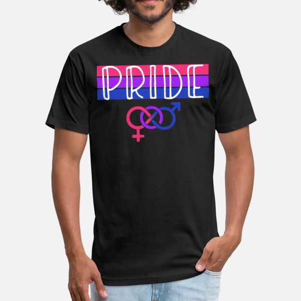 

bisexual pride shirt bi pride bisexual rainbow t shirt men custom 100% cotton s-xxxl standard cute breathable spring cool shirt