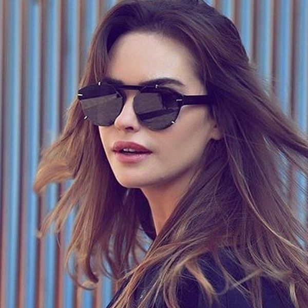 

sunglasses vintage black women fashion round shades for classic woman 2021, White;black