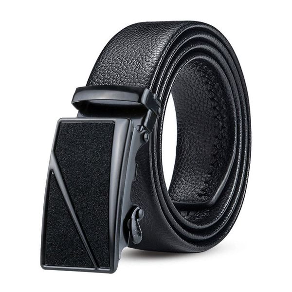 

belt men automatic buckle 2020 fashion male pu leather belts for mens jeans, Black;brown