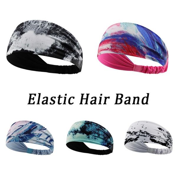 

men women sweatband headband running yoga elastic hair band hair accessories