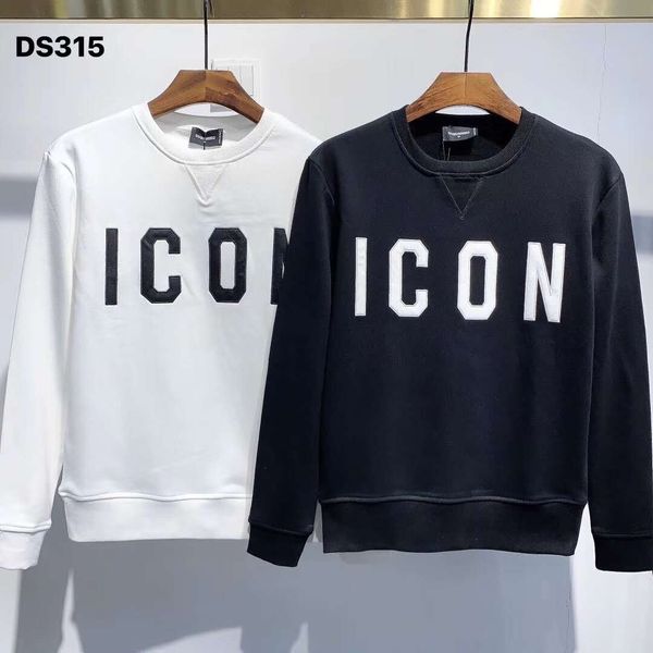 

2019 fw new arrival brand designer men's clothing d2 street hoodies long sleeve sweatshirts m-3xl ds274, Black