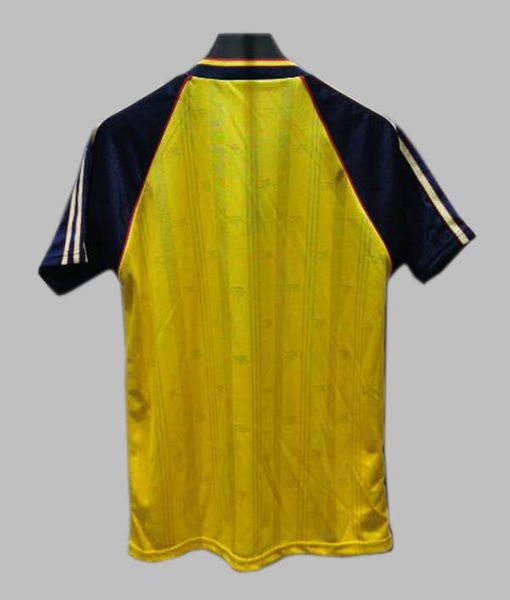 

86 88 retro gunners soccer jerseys shirts pires henry v. persie fabregas rosicky reyes vieira bergkamp football 05 06 94 91 93 98 99 05 06, Black;yellow