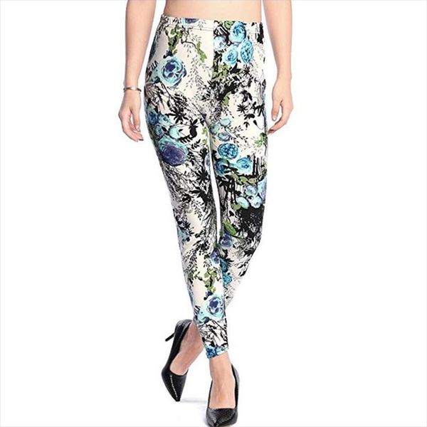 

fitness leggings women cartoon printed leggins high stretch girls legging punk rock leggin disco pants evening clubwear, Black