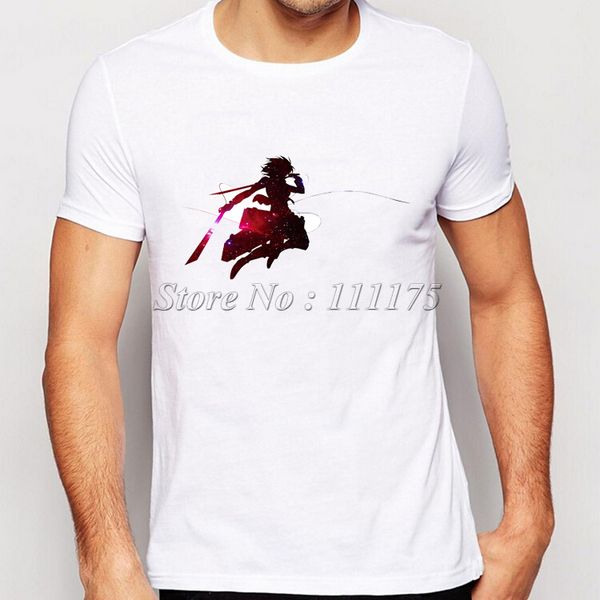 

2015 new arrivals galaxy mikasa printed men's fashion t shirt hipster high quality