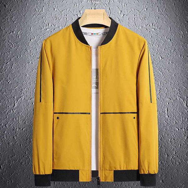 

men's jackets 2021 spring autumn black casual bomber jacket men streetwear slim fit pilot coat plus size 5xl,8617, Black;brown