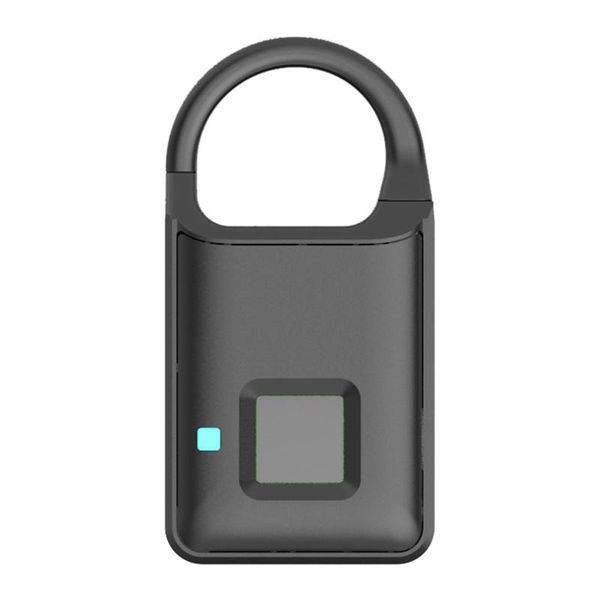 

smart lock anytek p50 keyless fingerprint zinc alloy anti theft security padlock usb rechargeable luggage case cabinet