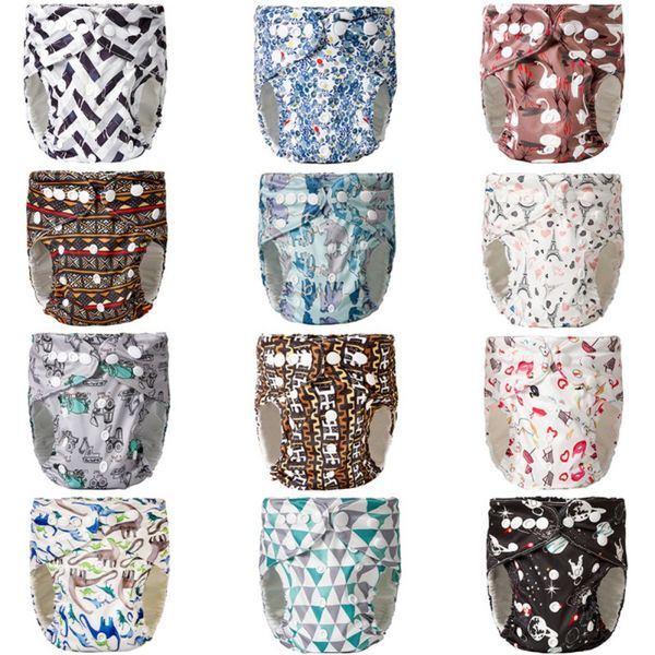 

cloth diapers washable adjustable nappy baby cover wrap reusable diapers3