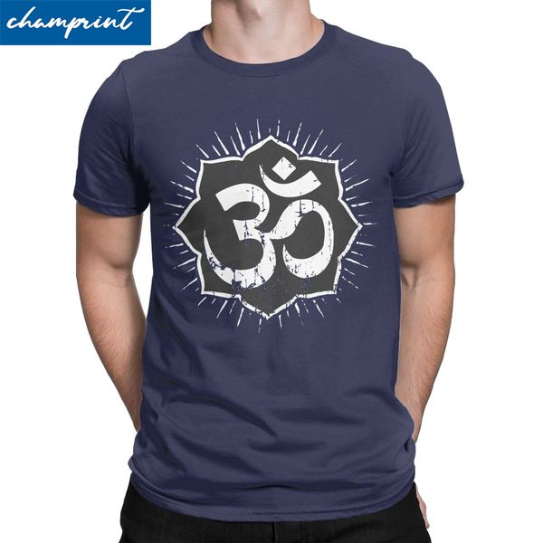 

vintage om symbol t shirt men's funny t-shirts buddhism buddha spiritual religion tee shirt short sleeve clothing gift idea