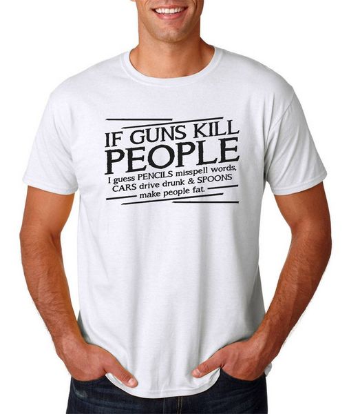 

guns kill people pencils miss spell words funny t-shirts fashion short sleeve men tshirt men's tee shirts men t-shirt