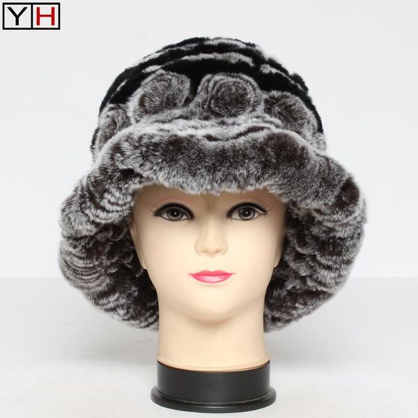

winter lady authentic rex fur hat women warm soft 100% natural rex fur hat women hand knitted hats, Blue;gray
