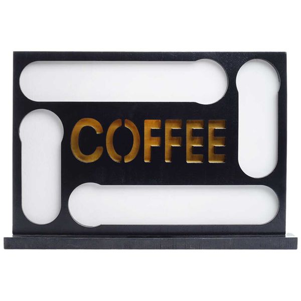 

stand accessories storage rack retro rectangular deskcoffee capsule holder