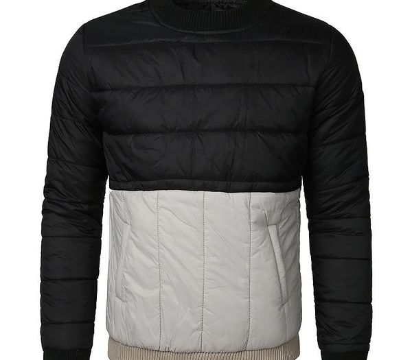 

2018 jacket parkas winter casual jacket thickening personality hooded clothes bread male clothing parkas, Black