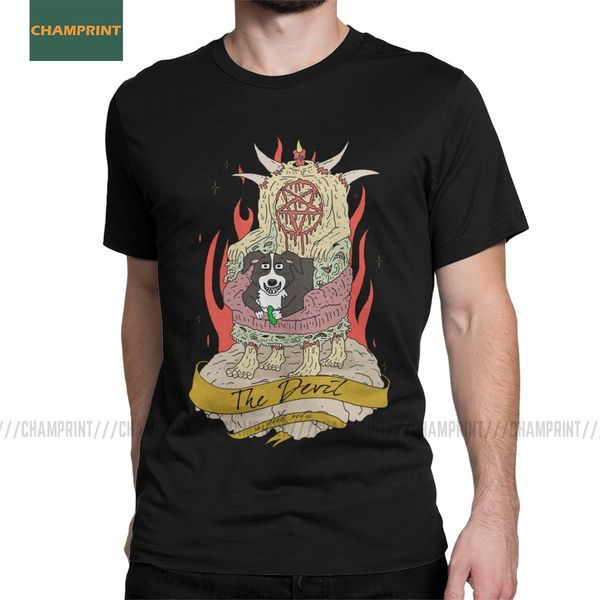 

bad boy mr pickles t shirt men cotton t-shirts tv adultswim mature dog evil satan tee shirt short sleeve gift idea