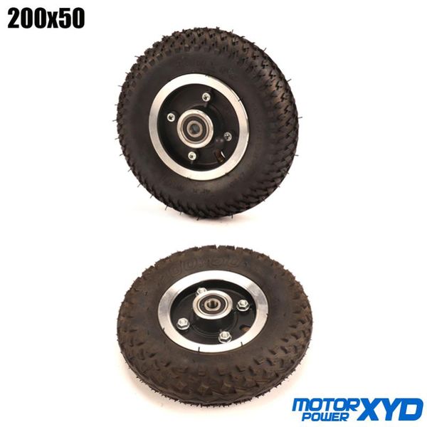 

tire and inner tube 200x50 full wheels size 8x2" tyre for electric scooter wheel chair truck pneumatic trolley cart