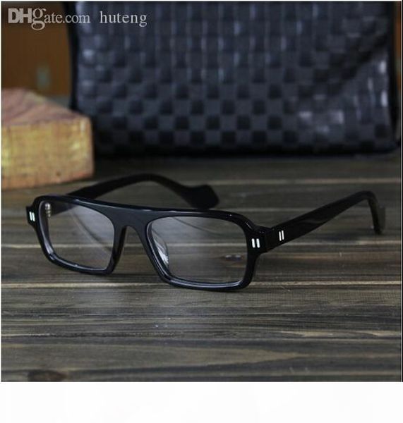 

оптовая свободная перевозка груза theo ацетата рама высокого качества ограниченная серия утолщение handmadeglasses рамка скольжения очки бли, Silver