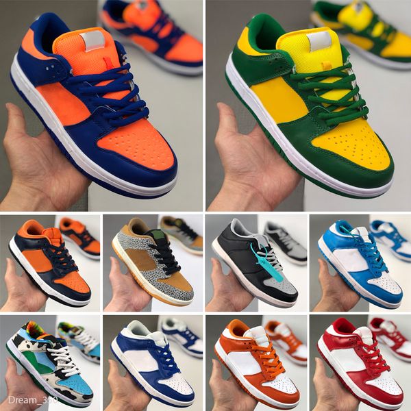 

2020 new skateboard sports shoes for sb men women low cut leather casual outdoor dunk shoes fashion men women sneakers 36-44