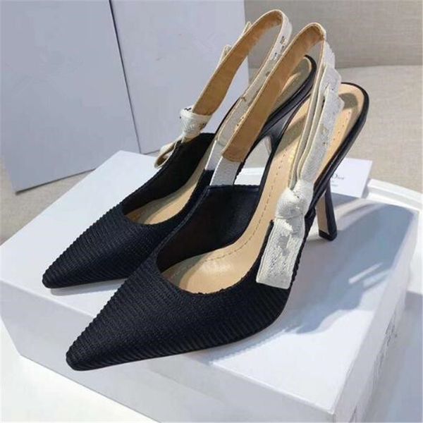 

bow-knot summer sandals party women shoes potient toe women shoes elegant ladies fashion female new high heels, Black