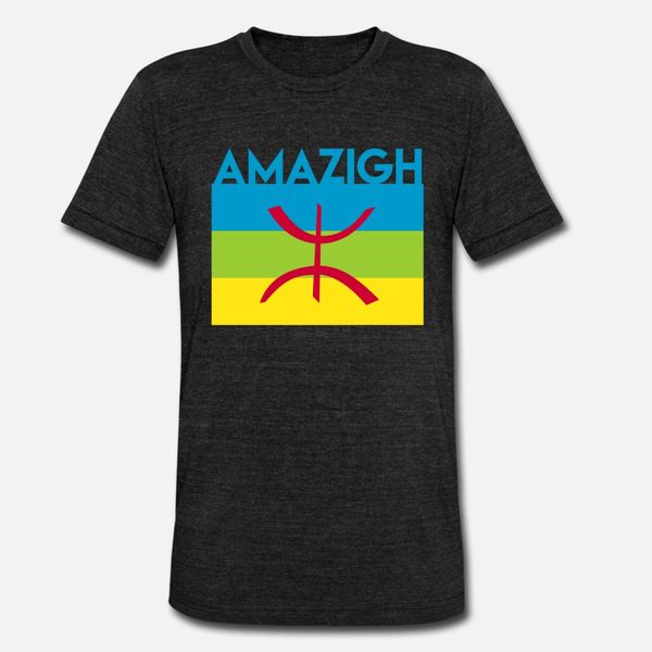 

amazigh t shirt men design cotton crew neck gents fit fashion spring autumn cool shirt