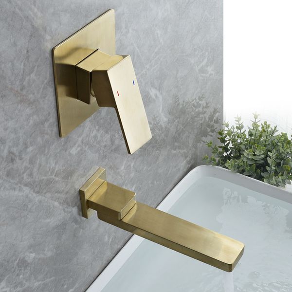 

bathroom separate basin faucet gold/black/chrome and cold water mixer tap double hole single handle brass bathtub faucet