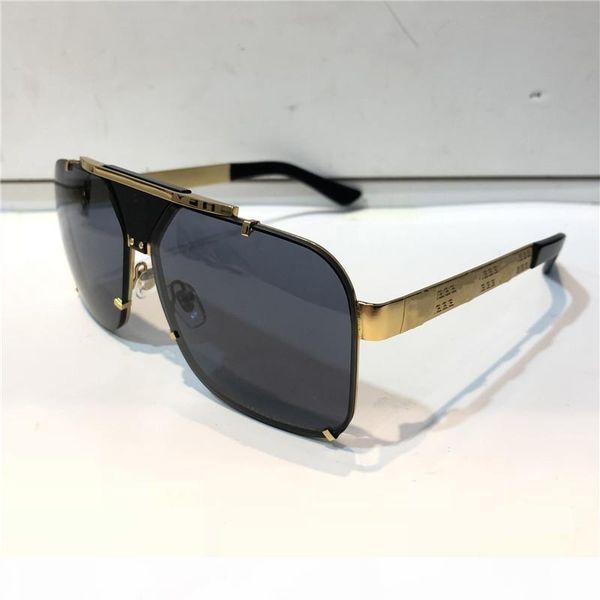 

luxury 2167 sunglasses for men fashion design full frame uv400 uv protection lens steampunk summer square style comw with package, White;black