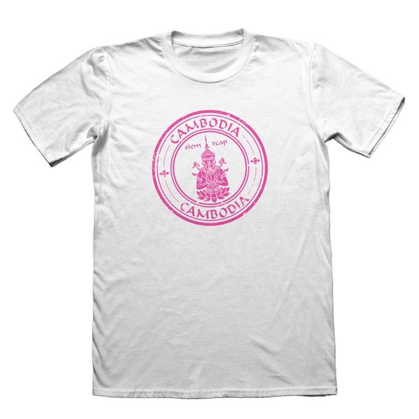 

2019 new summer cotton men tee shirt cambodia design t-shirt - funny men's gift fashion t-shirt design