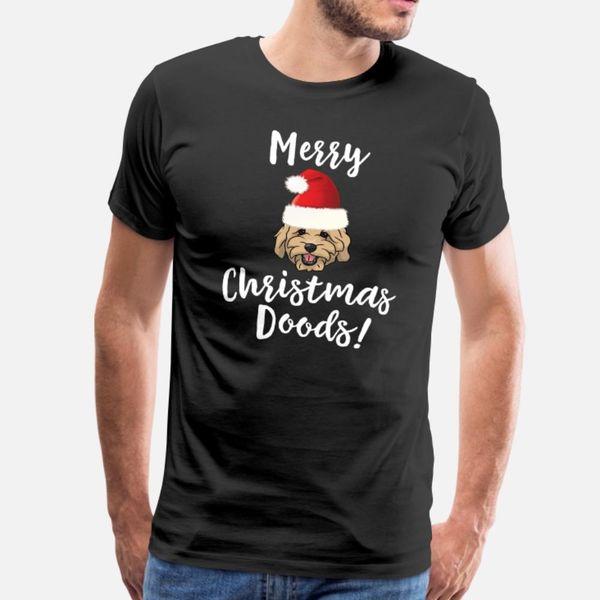 

merry christmas goldendoodle funny dog t shirt men character short sleeve round collar clothing gift fashion summer natural shirt