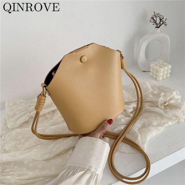 

for women 2020 bucket handbags pu-leather barrel hand bag shoulder-bags ladies fashion small solid bag brand new handle soft