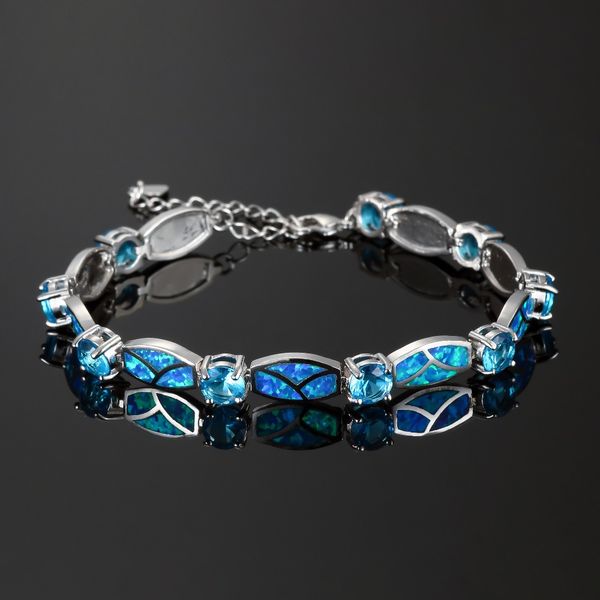 

2018 new arrival opal bracelet for drop shipping sl048, Golden;silver