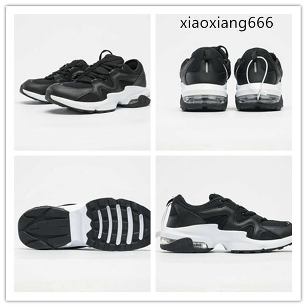 

2020 new air cushion cushioning casual running shoes mesh leather stitching exquisite workmanship classic fashion all-match44, Black