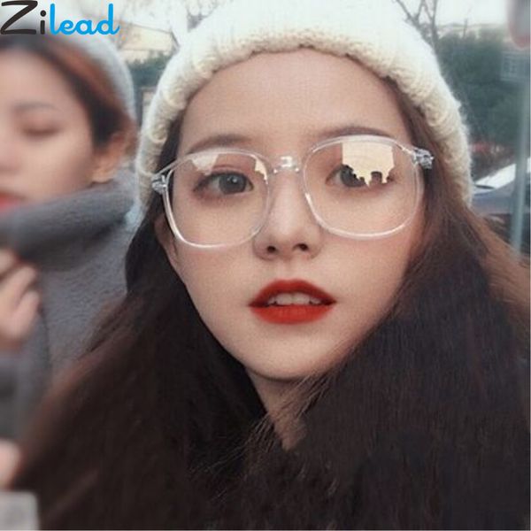 

fashion sunglasses frames zilead metal transparent finished myopia glasses women&men hd clear spectacle shortsighted eyeglasses nearsighted, Black