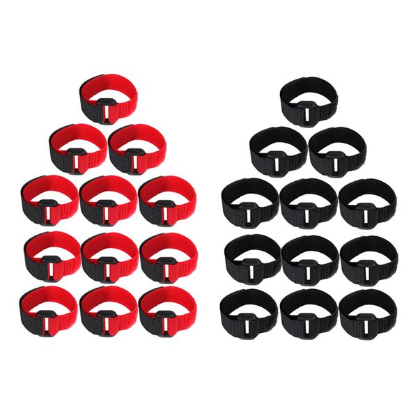 

24pcs no-crow rooster collar no crow noise neck belt for roosters red black