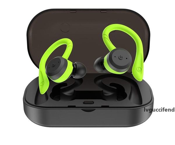 

bluetooth earphone mini bt v5.0 headsets stereo earhook earphone sports bluetooth earphone with charging box for iphone xs samsung