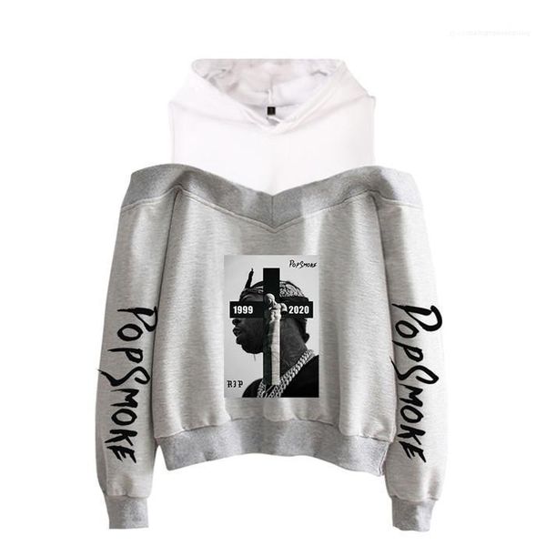 

off shoulder long sleeve sweatshirt spring fashion print hooded famale clothes pop casual hoodies women sexy, Black
