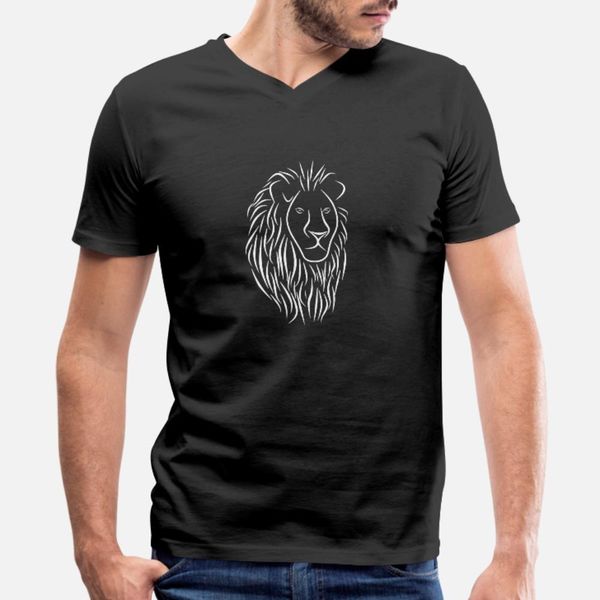

lion face head портрет короля джунглей t shirt men customized с коротким рукавом размер s-3xl basic solid sunlight смешные повседневный пись