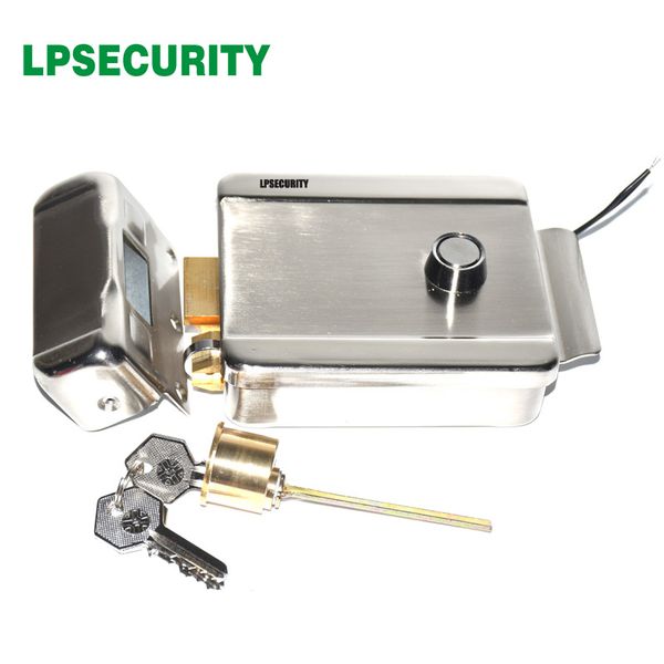 

smart lock lpsecurity rfid electric control electronic door gate for office house access video intercom phone
