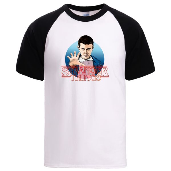 

незнакомец вещи tv show tshirt лето 100% хлопка с коротким рукавом streetwear 2020 новое прибытие повседневный сыпучие fit hip hop work out