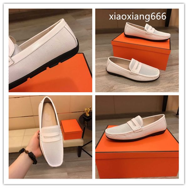 

2020 new men's casual peas shoes with exquisite details and exquisite details. the upper is made of imported breathable cowhide rubber, Black