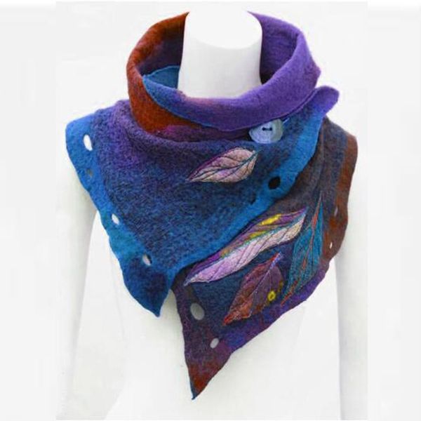 

fashion women vintage printing button soft wrap casual scarf women winter warm scarves shawls outdoor new designer silk scarf, Blue;gray