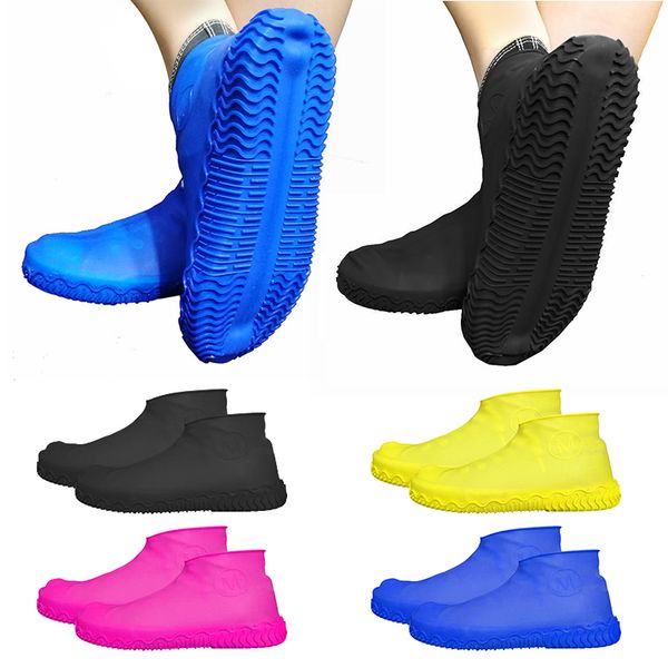 

silicone waterproof insole outdoor rainproof hiking trekking shoe cover rainy skid soft wear-resistant rain boots