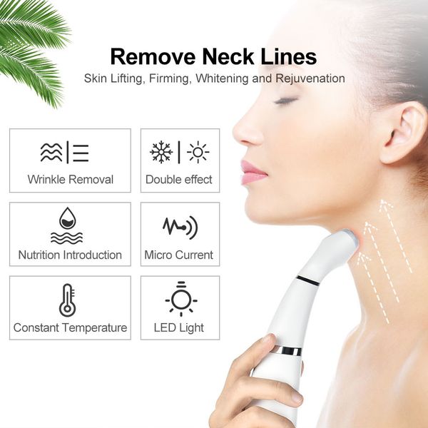 

double chin remover 3 modes led pn light therapy face lifting massager vibration skin tighten remove device good quality