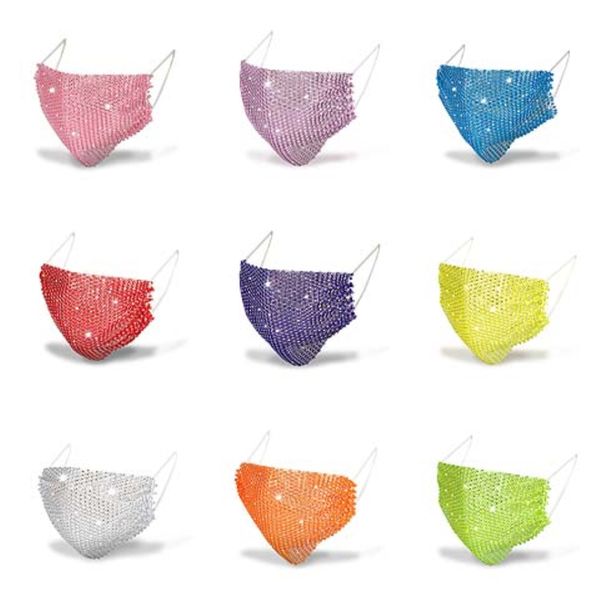 

men women glitter mask respirable earloop mouth masks breathing wholesale eco friendly 6 5hy h1#92311