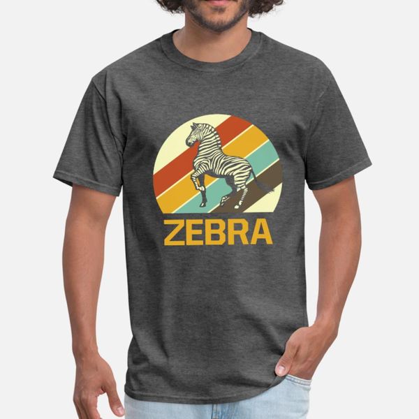 

zebra t shirt men designing 100% cotton o neck fit fit humor summer pattern shirt