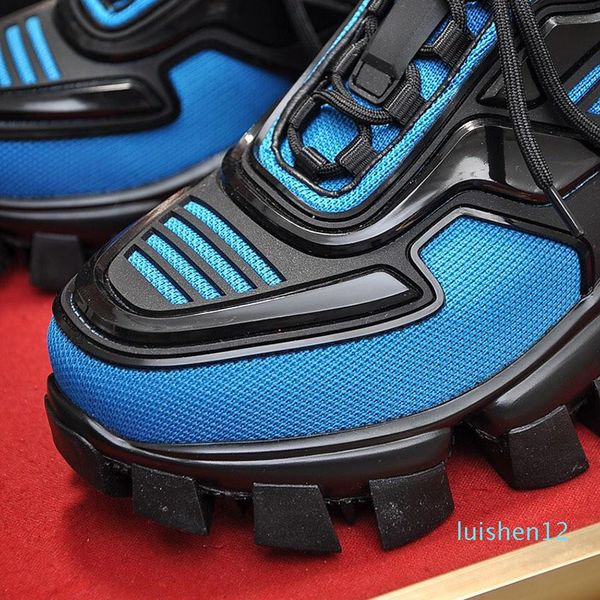 

мода обувь luxury cloudbust thunder knit кроссовки с коробкой chaussures де спорта налить hommes высокого качества дизайнер rd51 мужчины обу, Black