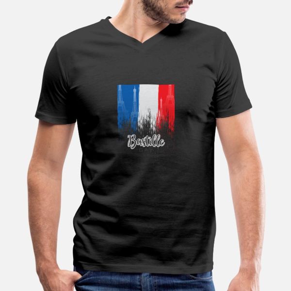 

happy bastille day t shirt men personalized short sleeve round collar outfit sunlight comfortable summer unique shirt