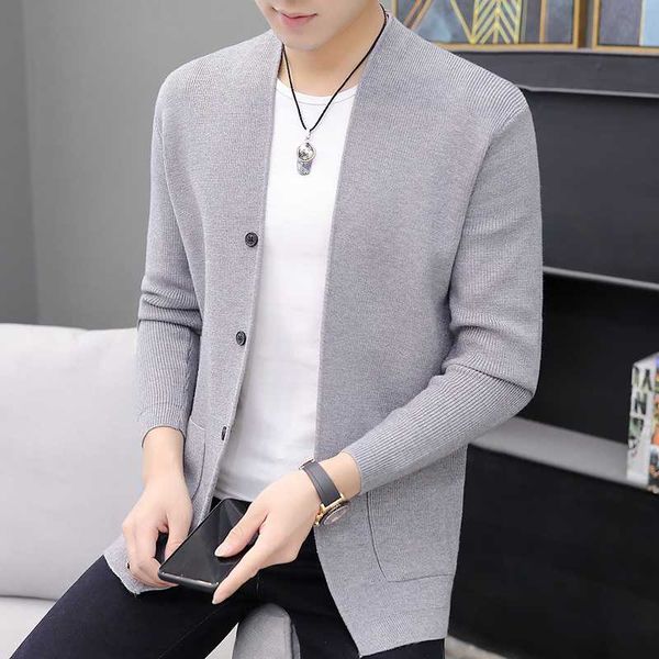 

men's sweaters sweater men 2021 winter knitted cardaigan mens coat single breasted solid casual male olyester warm homme clothing 3xl, White;black