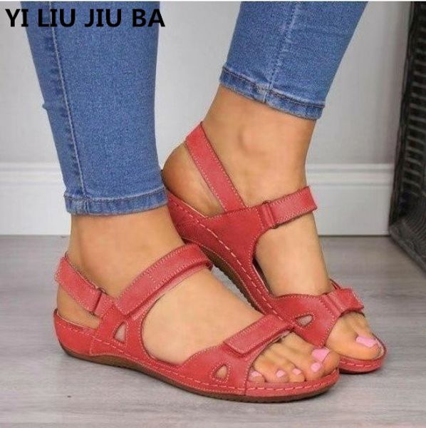 

2020 new women sandals soft casual ladies sandals comfortable flat women shoes open toe beach shoes woman footwear mujer, Black