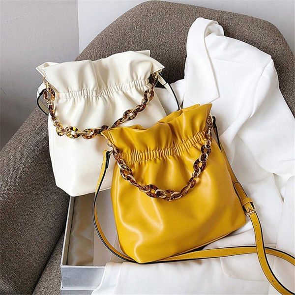

fashion ladies folds hand bags luxury soft leather handbags women single shoulder bags designer crossbody for women 2020