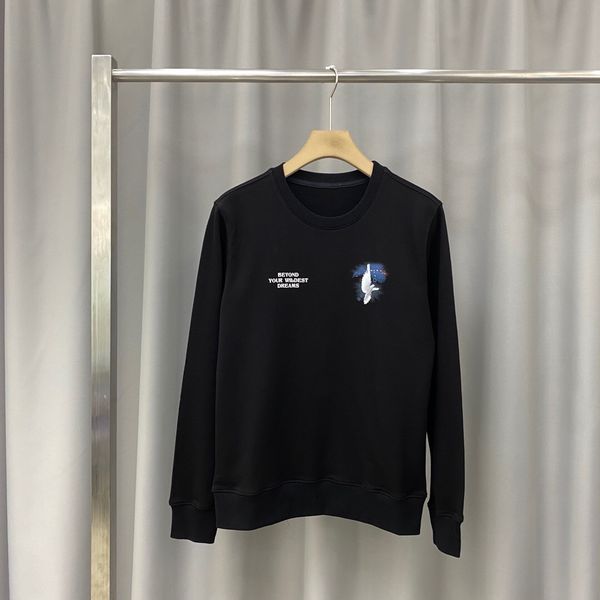 

men's new long sleeve t-shirt trend in spring and autumn 2020 392, Black